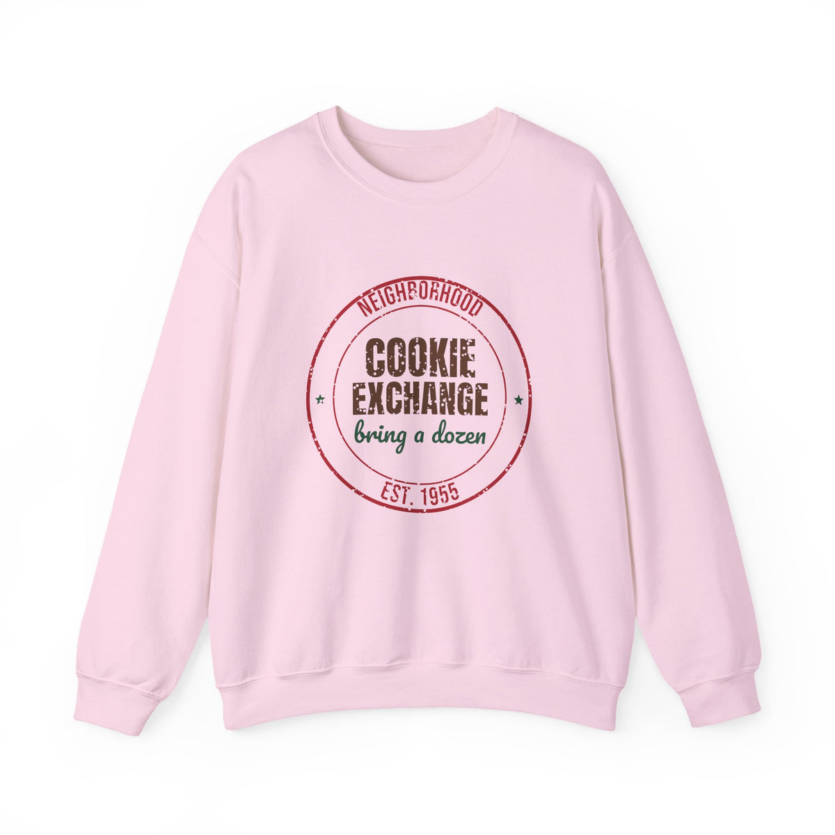 Neighborhood Cookie Exchange Est. 1955 Sweatshirt, Vintage Christmas Crewneck Sweatshirt