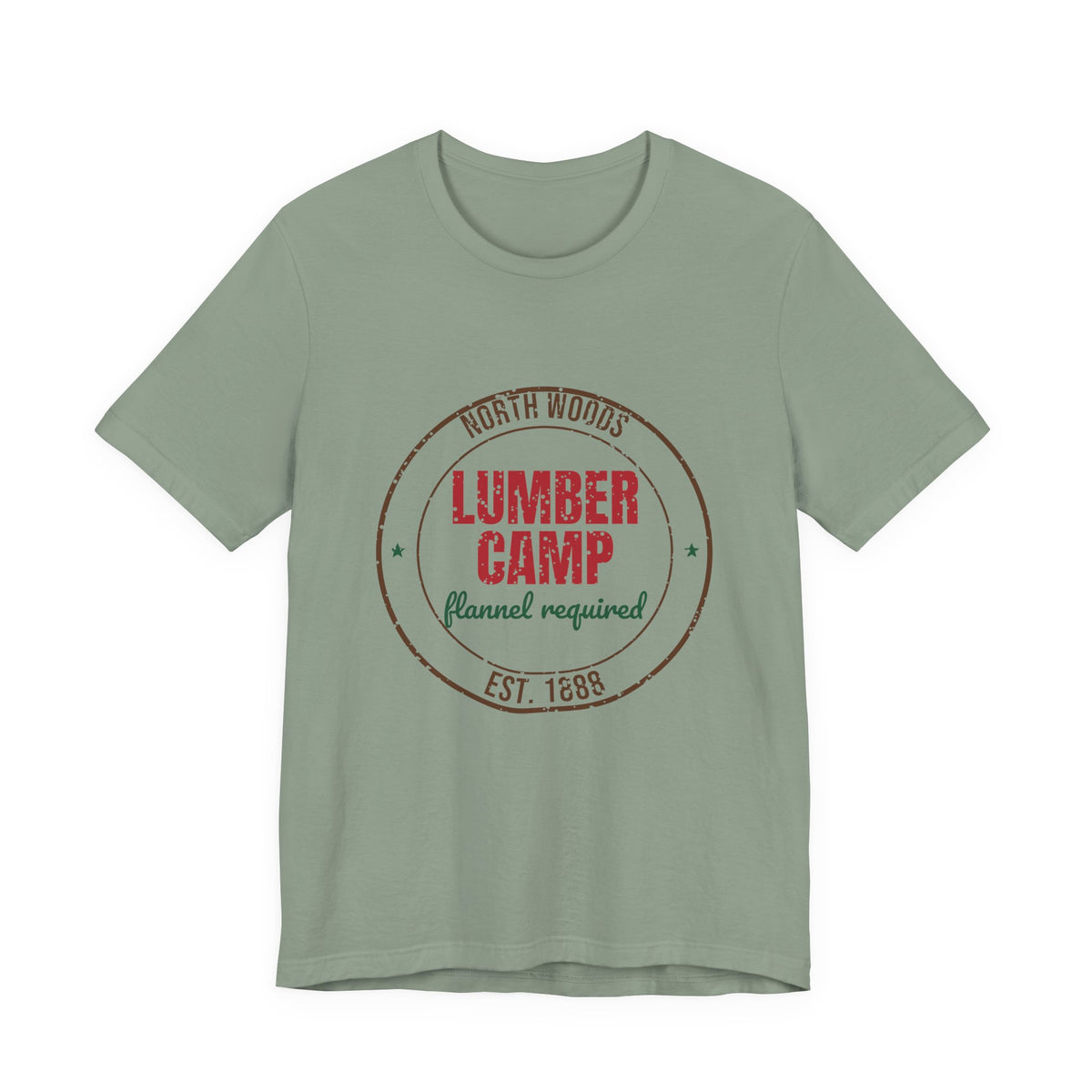 North Woods Lumber Camp Est. 1888 Shirt, Vintage Lumberjack T-Shirt, Vintage Lumberjack Gift