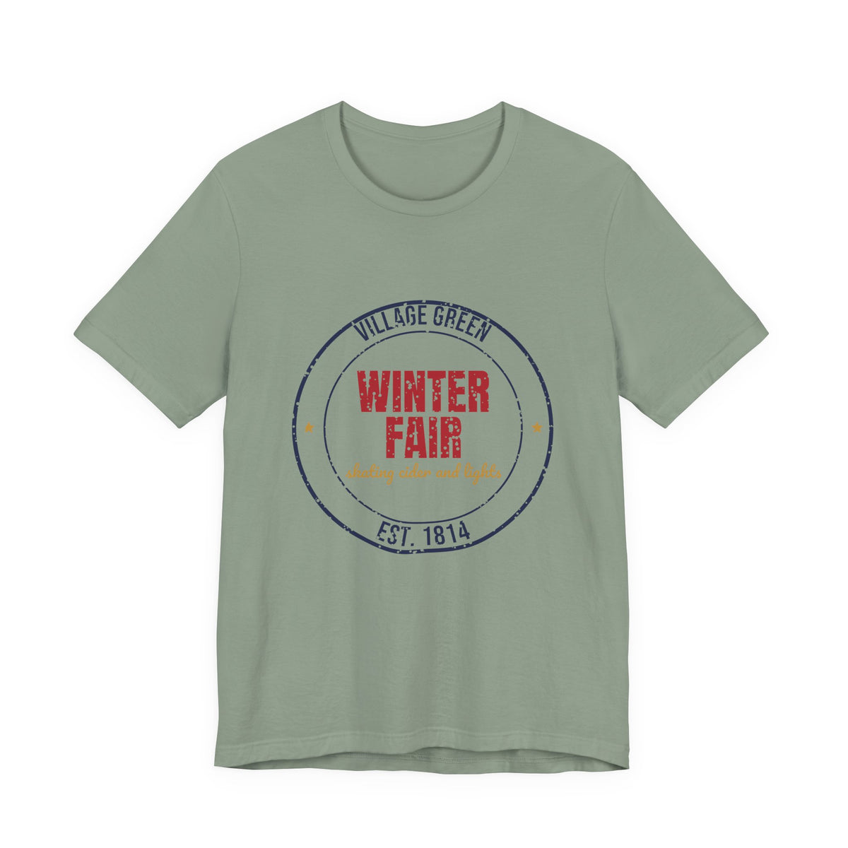Village Green Winter Fair Est. 1814 Shirt, Vintage Winter T-Shirt, Vintage Winter Gift
