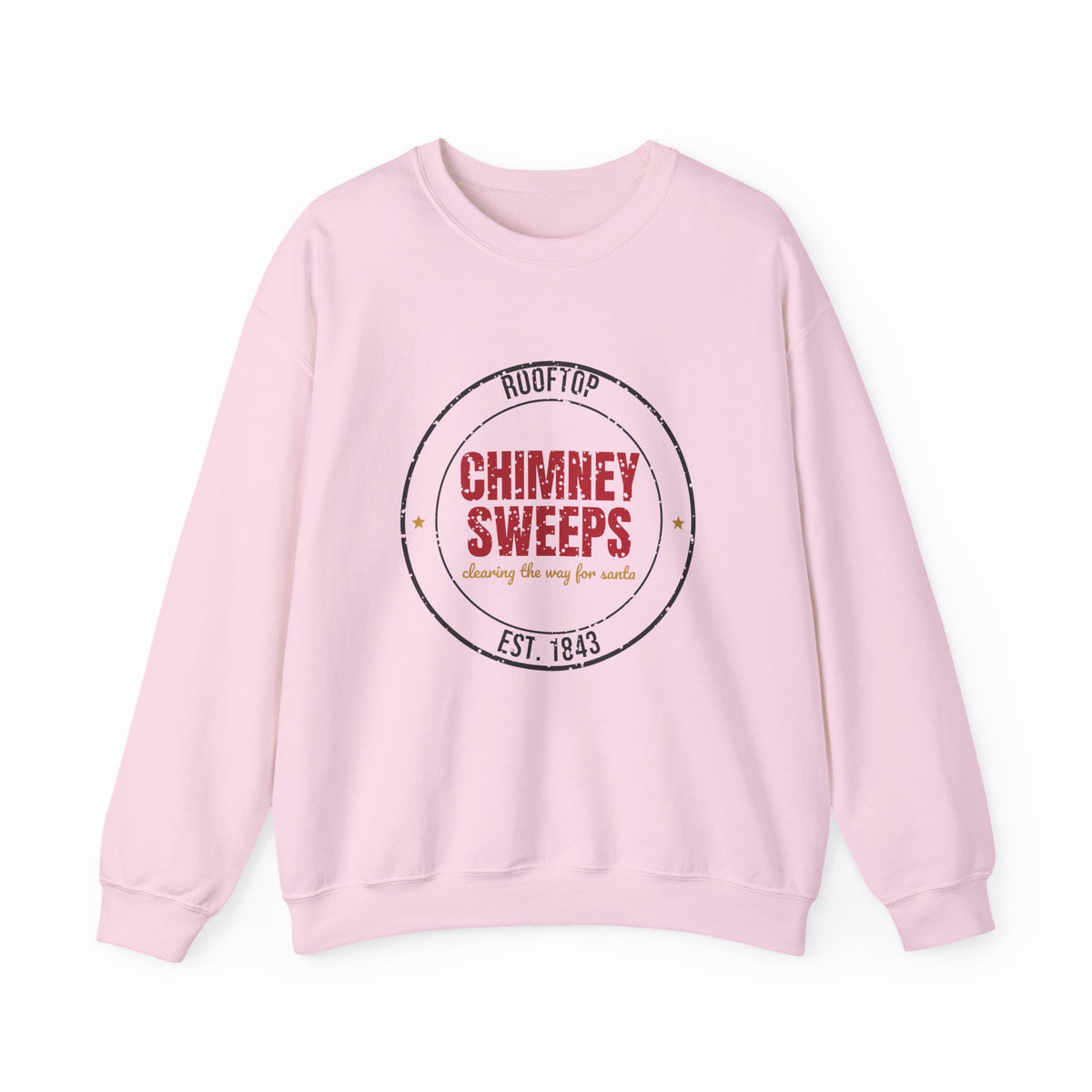 Rooftop Chimney Sweeps Est. 1843 Sweatshirt, Vintage Christmas Crewneck Sweatshirt