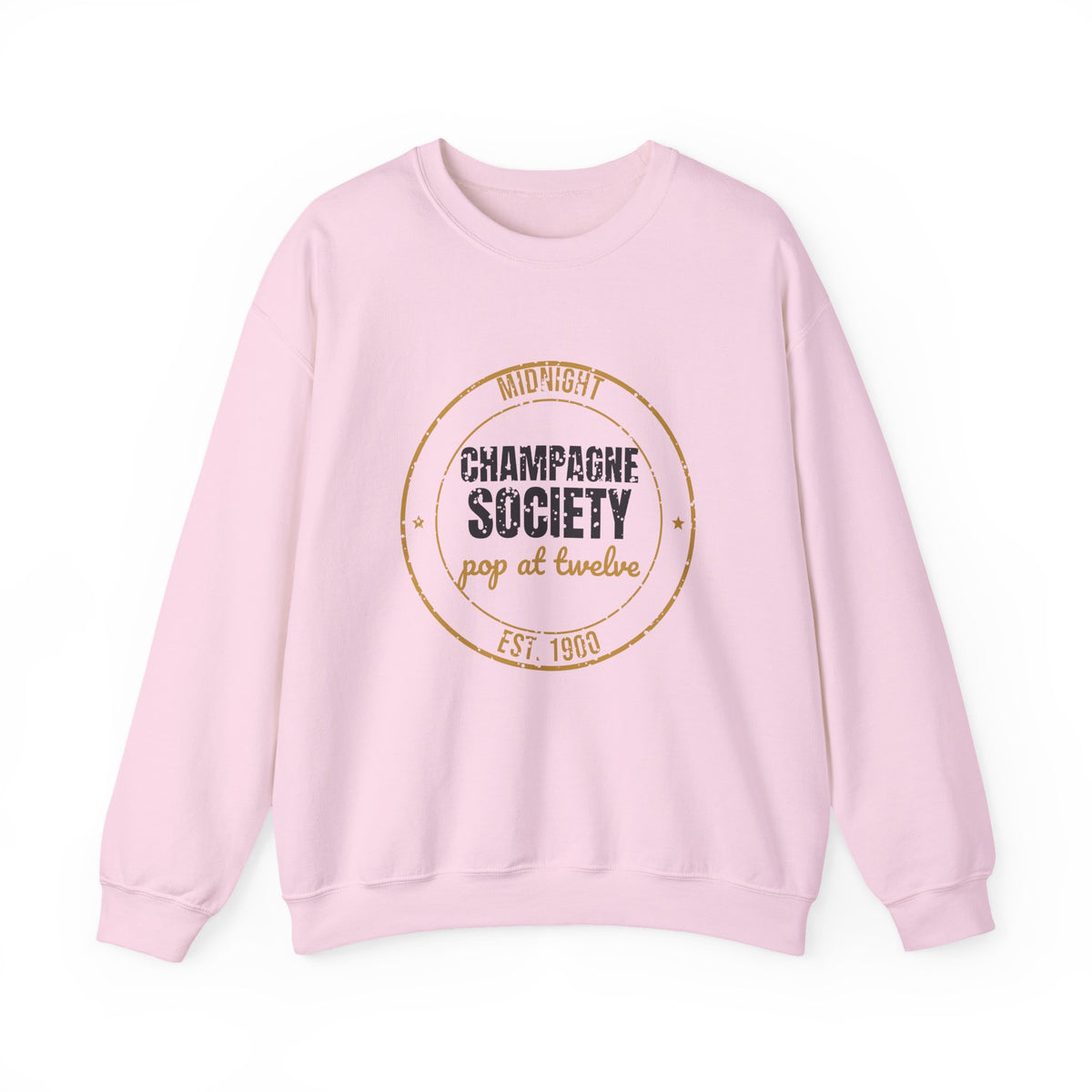Midnight Champagne Society Est. 1900 Sweatshirt, Vintage New Year Crewneck Sweatshirt