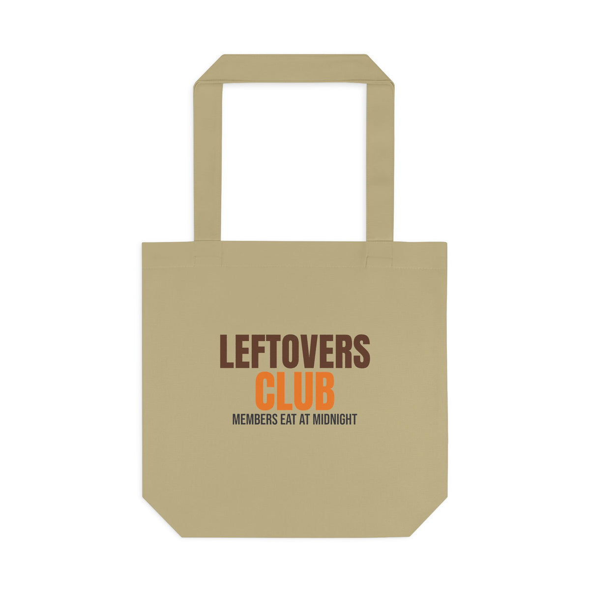Leftovers Club Members Eat at Midnight Tote Bag, Leftovers Club Canvas Tote Bag