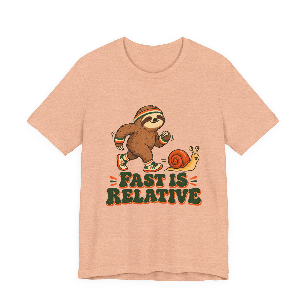Fast Is Relative Running Sloth Shirt, Funny Sloth Running T-Shirt, Funny Sloth Running Gift
