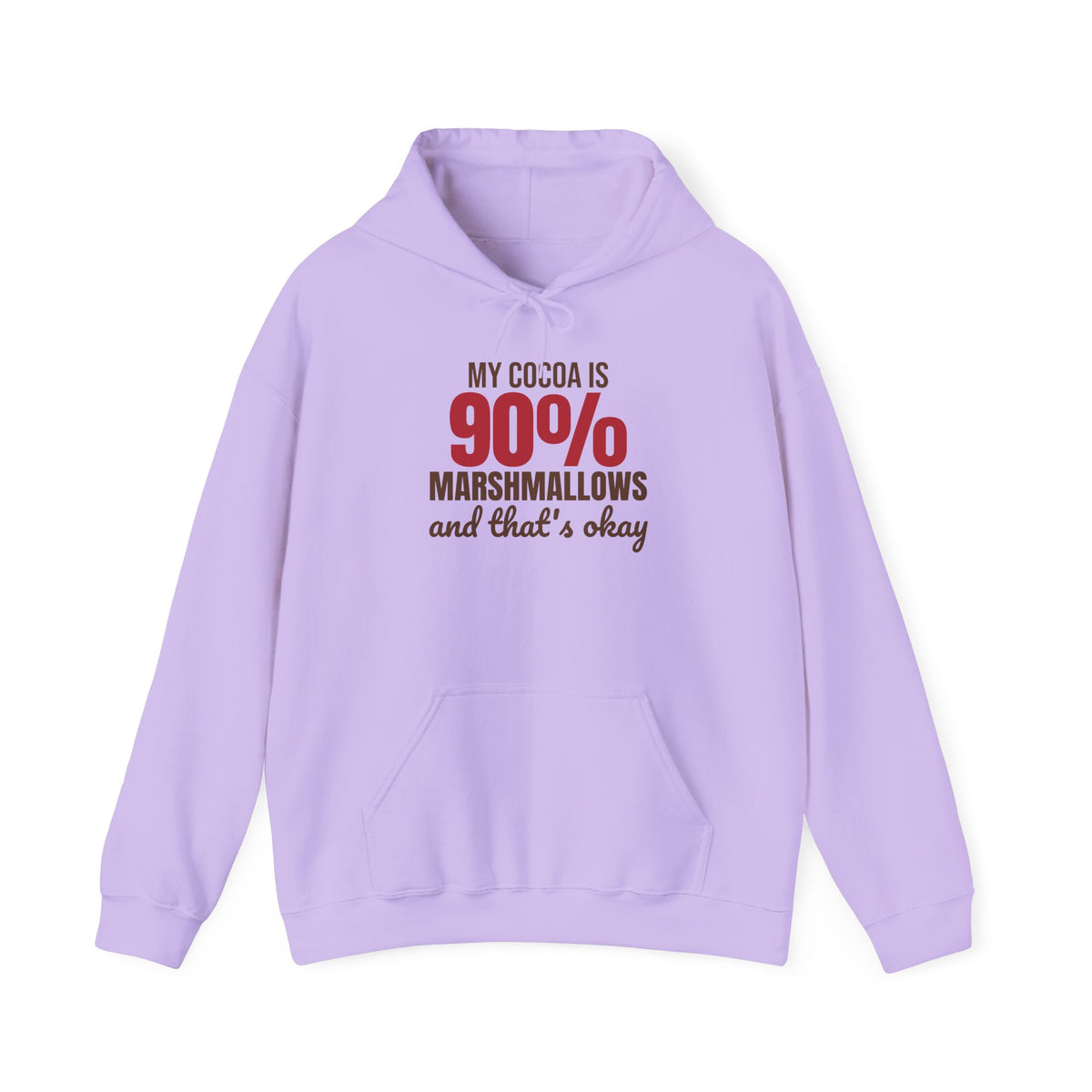 My Cocoa Is 90% Marshmallows and That's Okay Hoodie, Funny Winter Hoodie