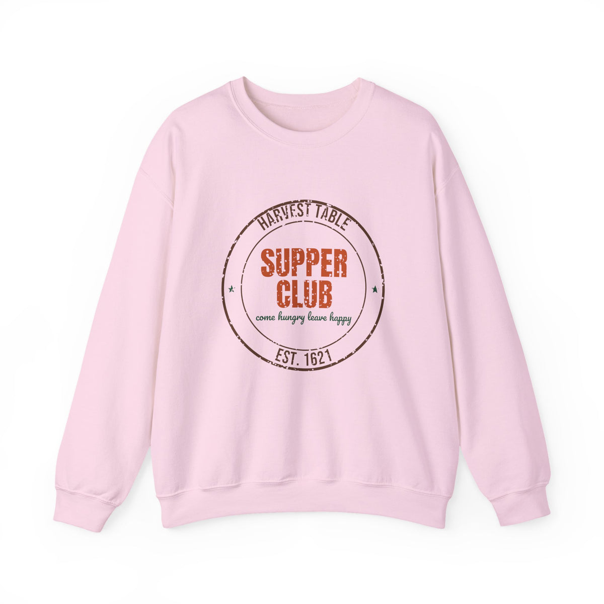 Harvest Table Supper Club Est. 1621 Sweatshirt, Vintage Thanksgiving Crewneck Sweatshirt