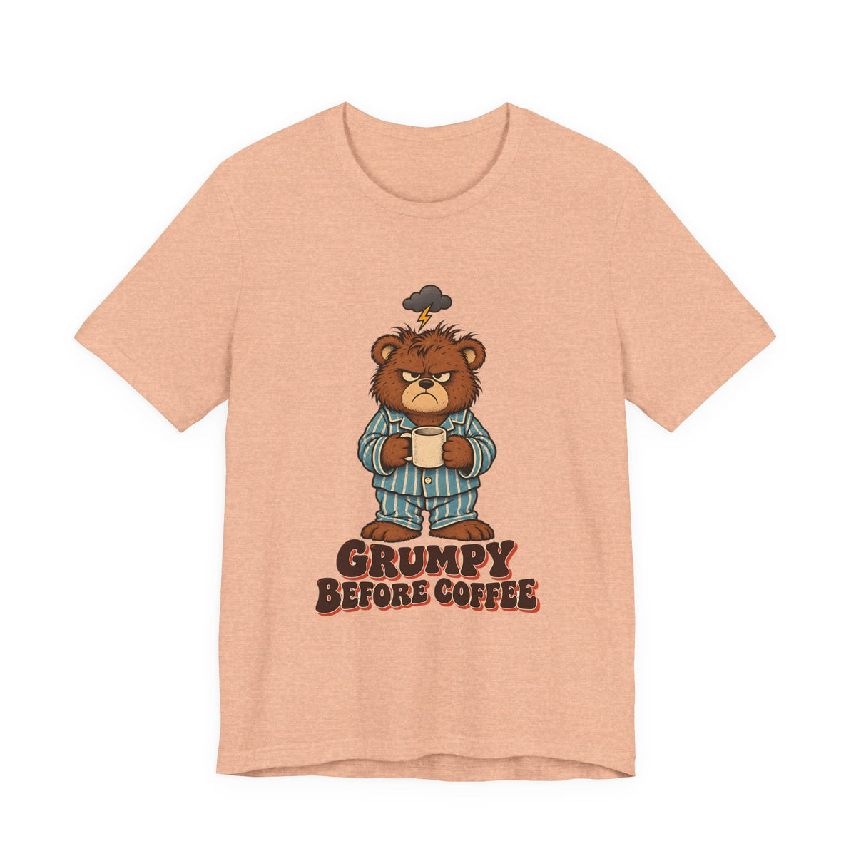 Grumpy Before Coffee Bear Shirt, Funny Coffee Bear T-Shirt, Funny Coffee Bear Gift