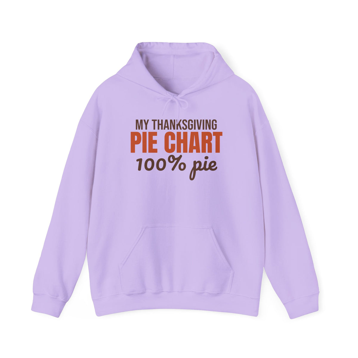 My Thanksgiving Pie Chart 100% Pie Hoodie, Funny Thanksgiving Hoodie