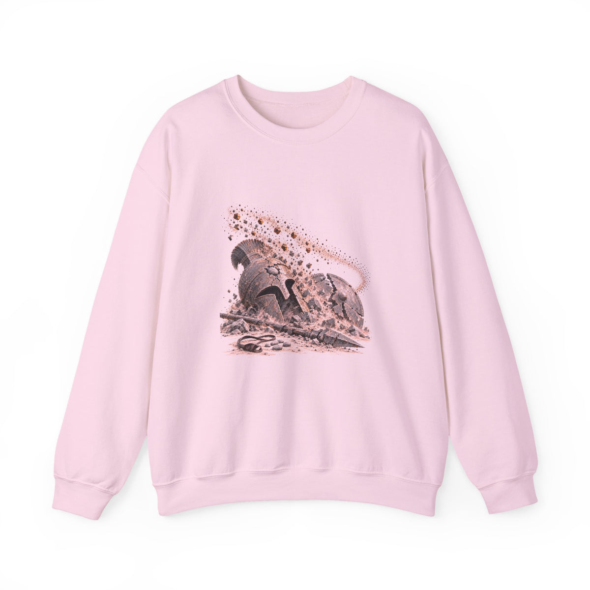 The Giant and the Sling Sweatshirt, Symbolic Fine Art Crewneck, By Xudeyda