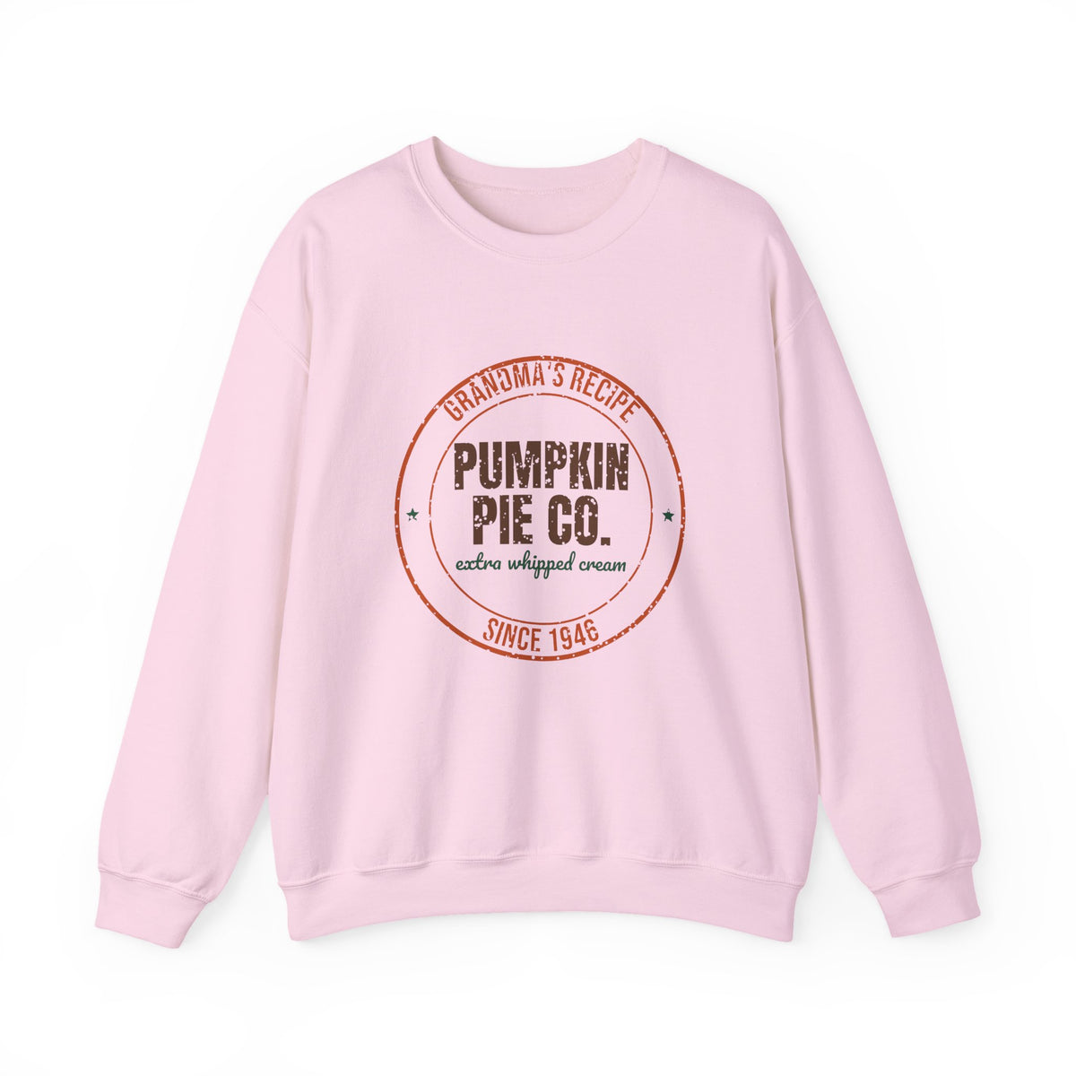 Grandma's Recipe Pumpkin Pie Co. Since 1946 Sweatshirt, Vintage Thanksgiving Crewneck Sweatshirt