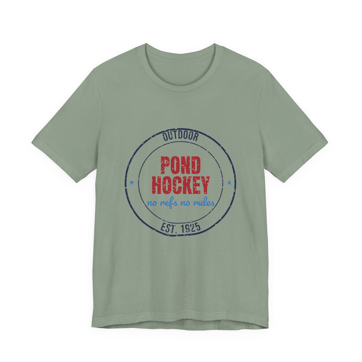 Outdoor Pond Hockey No Refs No Rules Est. 1925 Shirt, Vintage Pond Hockey T-Shirt, Vintage Pond Hockey Gift