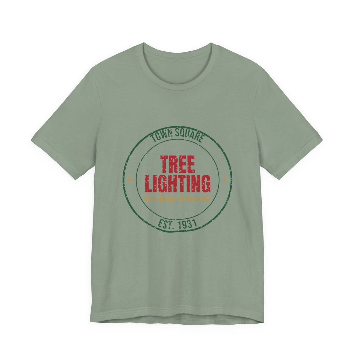 Town Square Tree Lighting Est. 1931 Shirt, Vintage Christmas T-Shirt, Vintage Christmas Gift