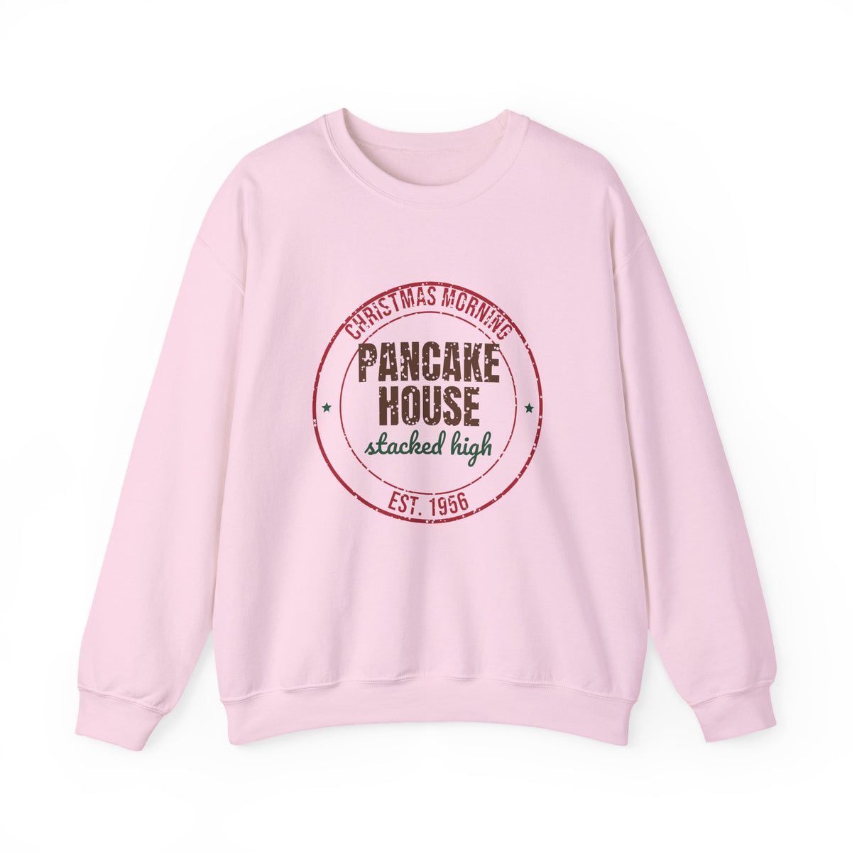 Christmas Morning Pancake House Est. 1956 Sweatshirt, Vintage Christmas Crewneck Sweatshirt