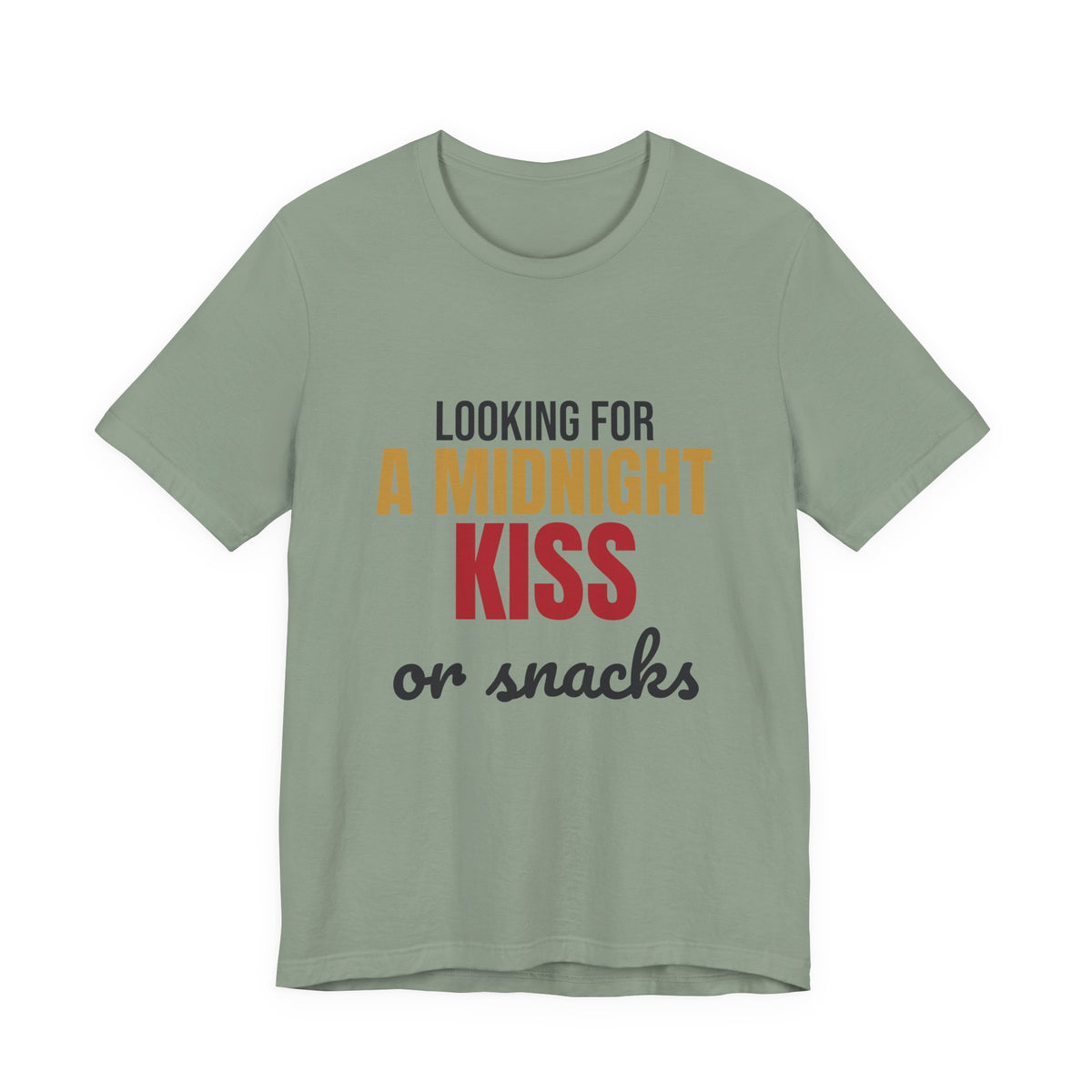 Looking for a Midnight Kiss or Snacks Shirt, Funny New Years Eve T-Shirt, Funny New Years Eve Gift
