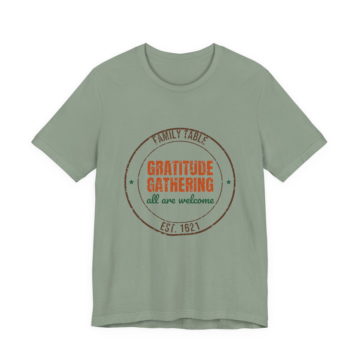 Family Table Gratitude Gathering Est. 1621 Shirt, Vintage Thanksgiving T-Shirt, Vintage Thanksgiving Gift