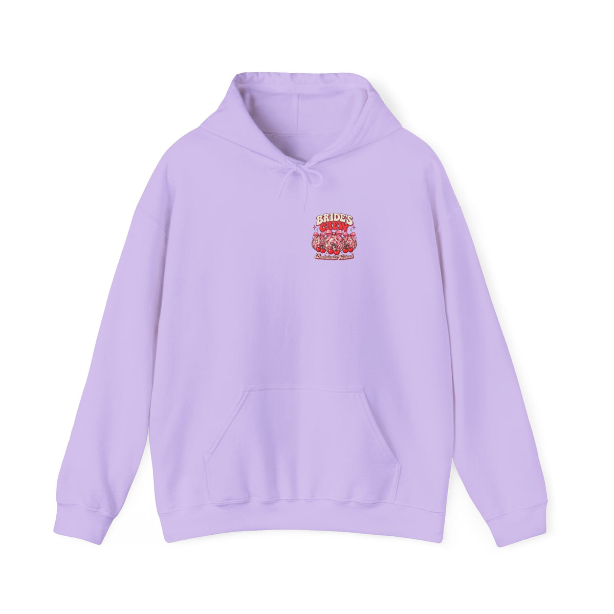 Bride's Crew Bachelorette Weekend Disco Balls Hoodie, Front and Back Bachelorette Party Hoodie