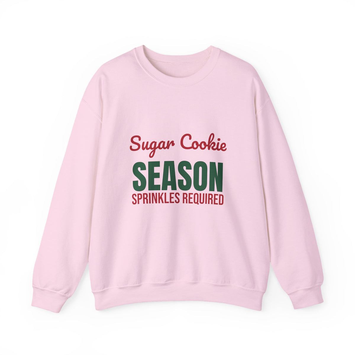 Sugar Cookie Season Sprinkles Required Sweatshirt, Christmas Baking Crewneck Sweatshirt