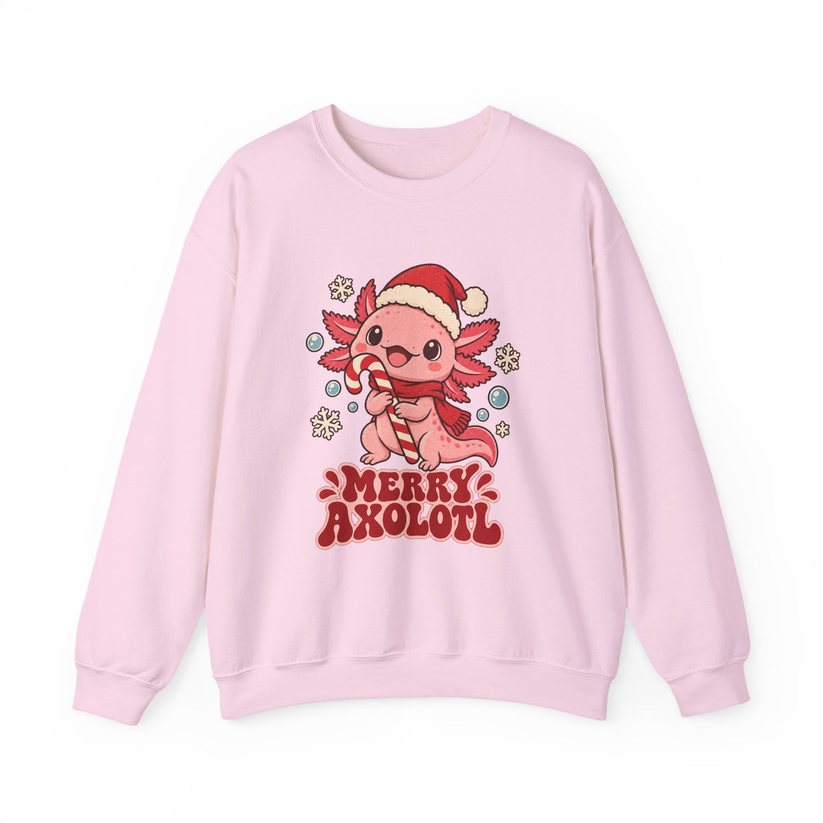 Merry Axolotl Christmas Sweatshirt, Axolotl Christmas Crewneck Sweatshirt