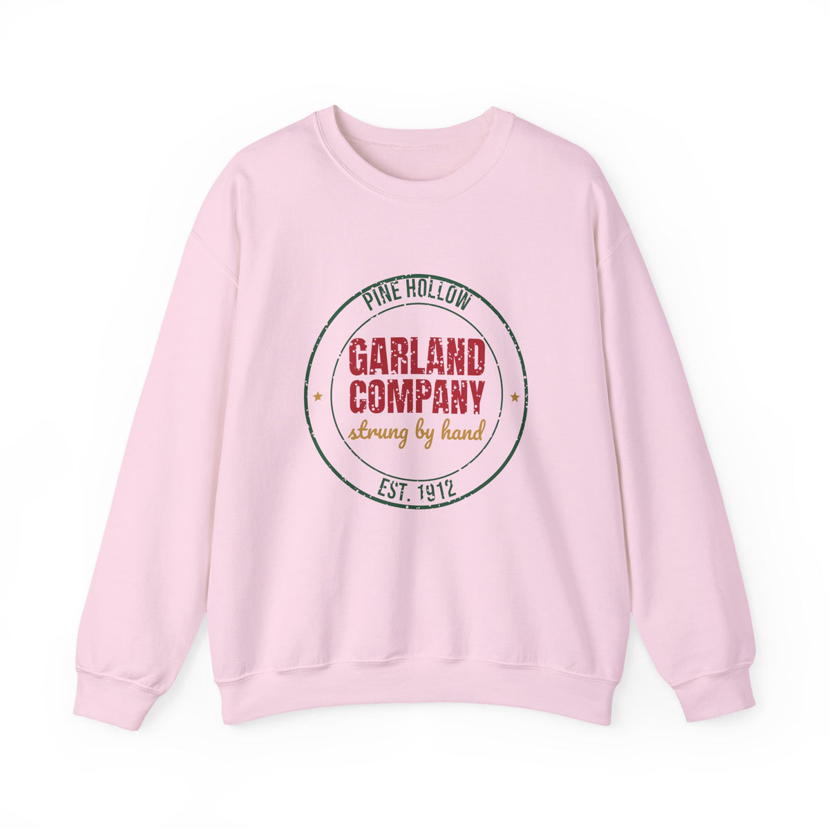 Pine Hollow Garland Company Est. 1912 Sweatshirt, Vintage Christmas Crewneck Sweatshirt