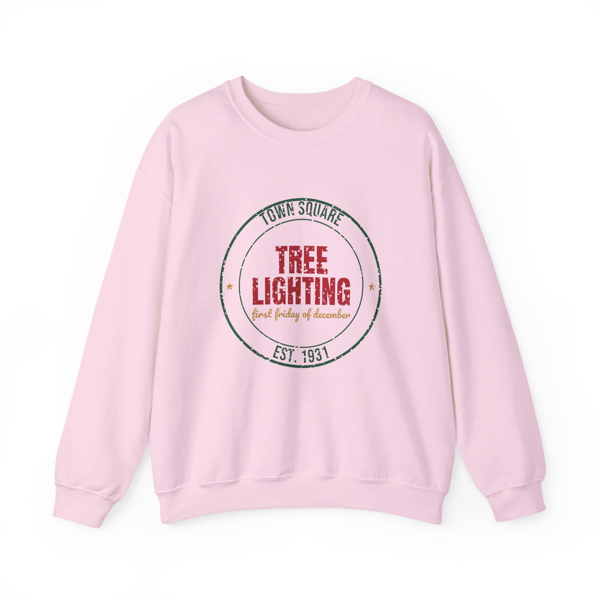 Town Square Tree Lighting Est. 1931 Sweatshirt, Vintage Christmas Crewneck Sweatshirt