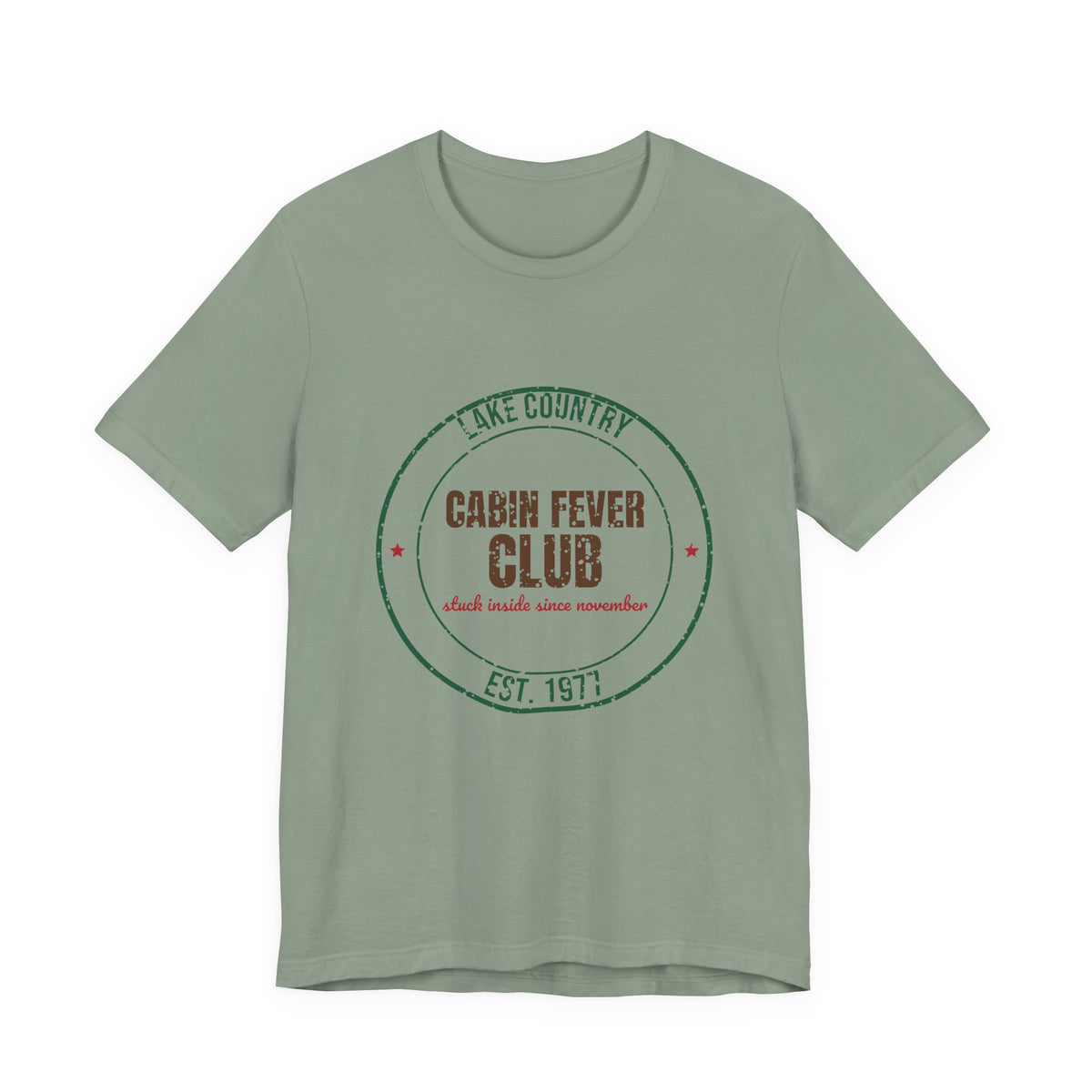 Lake Country Cabin Fever Club Est. 1977 Shirt, Vintage Winter T-Shirt, Vintage Winter Gift