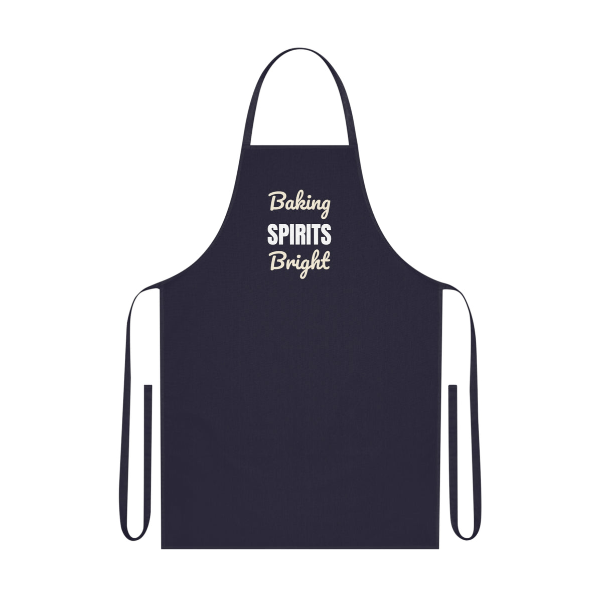 Baking Spirits Bright Apron, Christmas Baking Apron, Gift for Baker