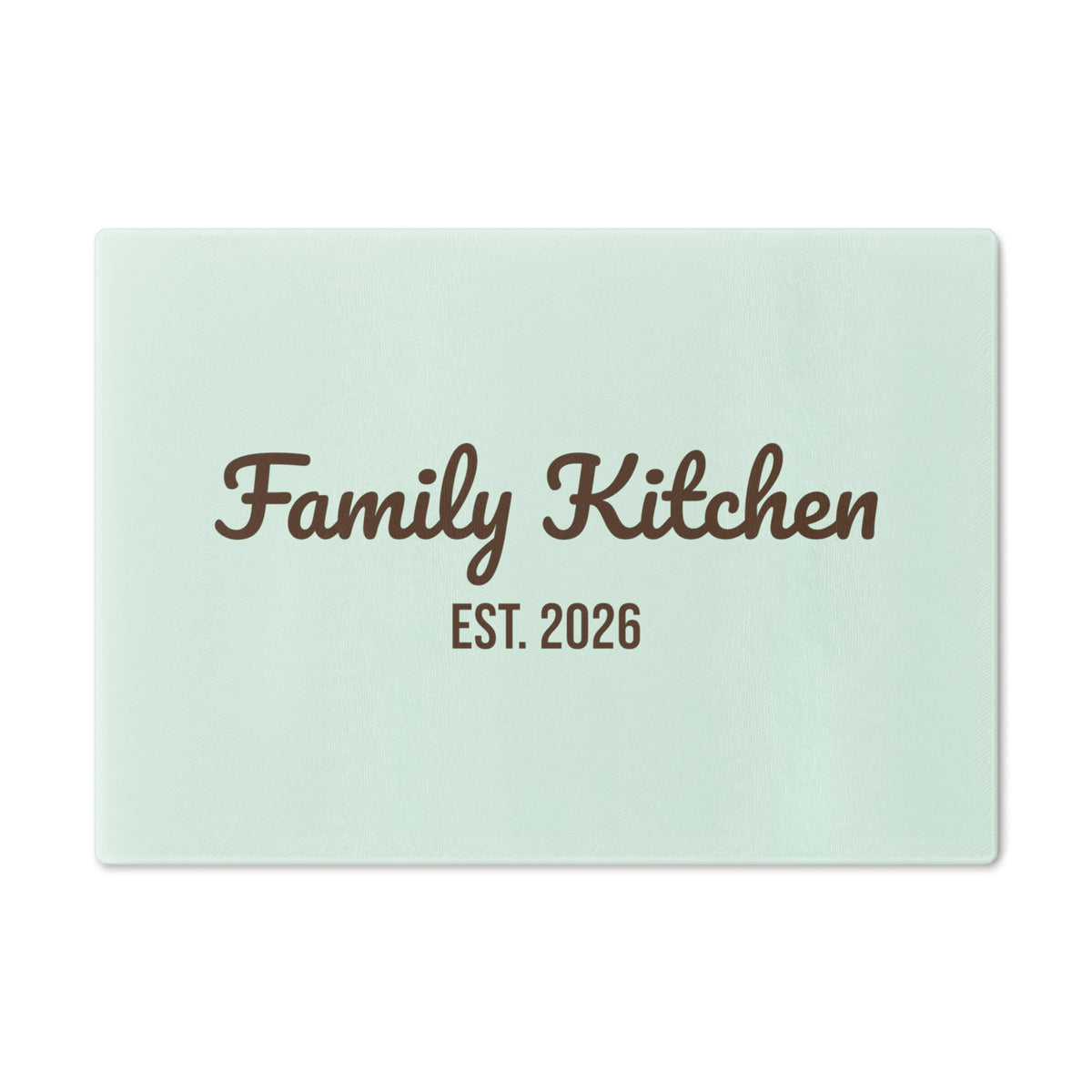 Family Kitchen Est. 2026 Cutting Board, Newlywed or New Home Gift, Kitchen Decor