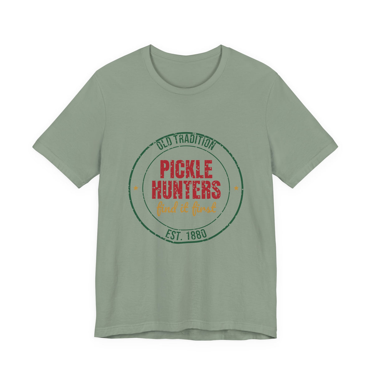 Old Tradition Christmas Pickle Hunters Est. 1880 Shirt, Vintage Christmas T-Shirt, Vintage Christmas Gift
