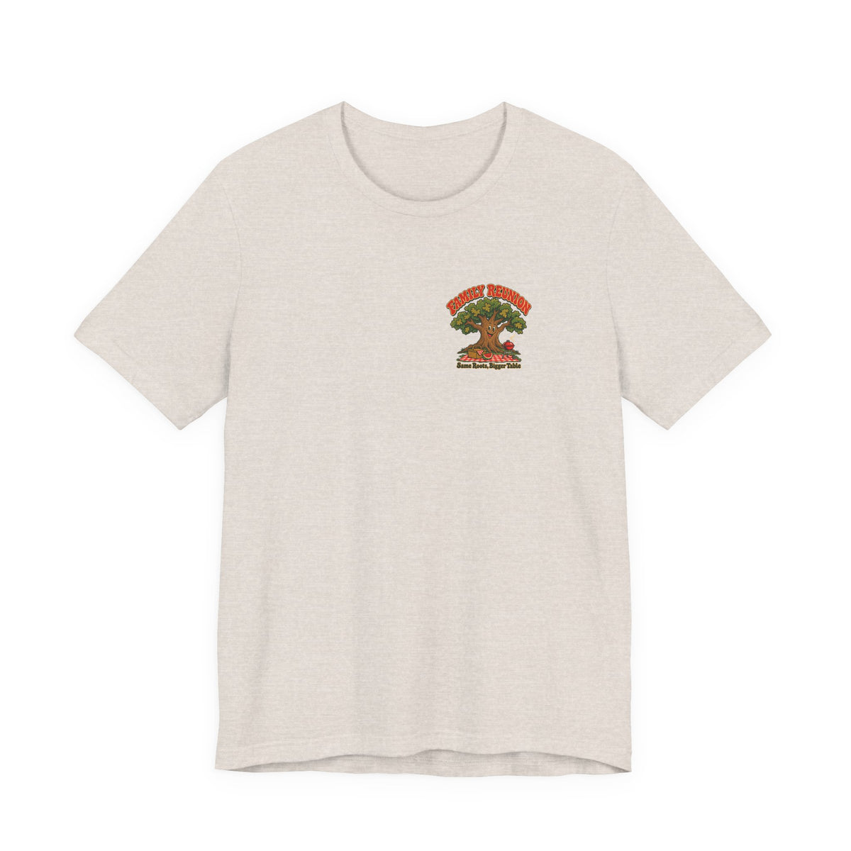 Family Reunion Same Roots Bigger Table Shirt, Front and Back Family Reunion T-Shirt, Matching Family Shirt