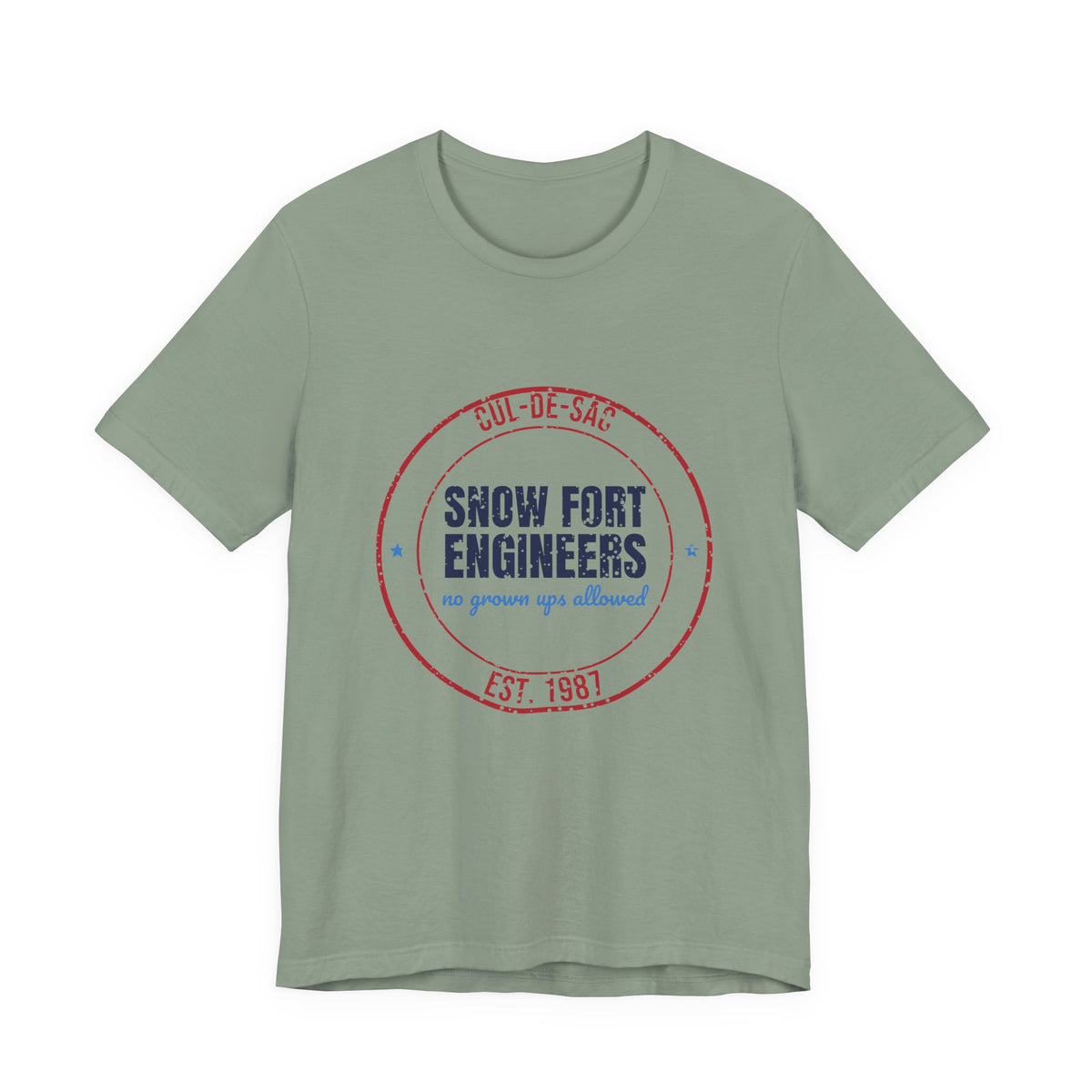 Cul-de-Sac Snow Fort Engineers Est. 1987 Shirt, Vintage Winter T-Shirt, Vintage Winter Gift