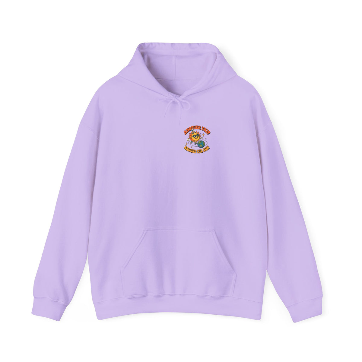 Another Trip Around the Sun Hoodie, Front and Back Retro Birthday Hoodie