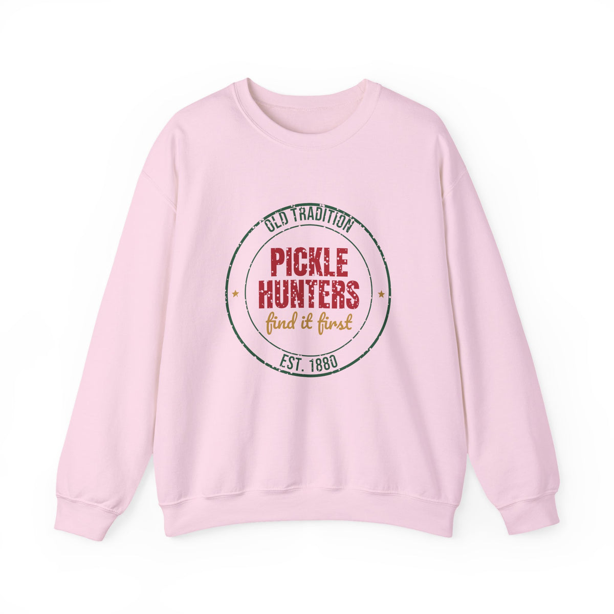 Old Tradition Christmas Pickle Hunters Est. 1880 Sweatshirt, Vintage Christmas Crewneck Sweatshirt