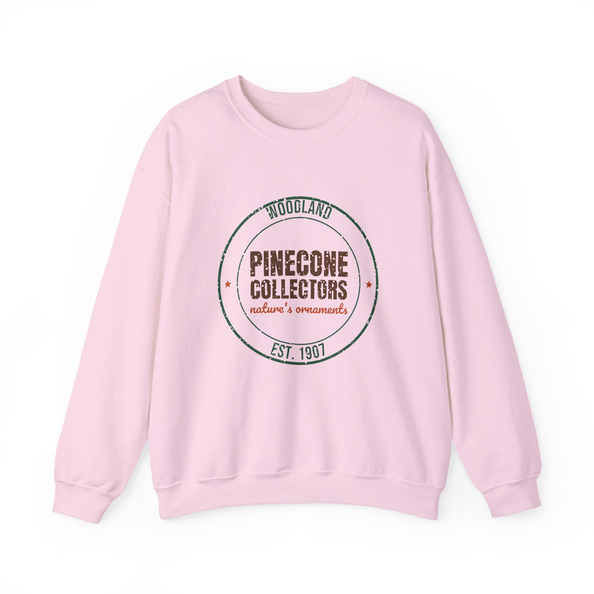 Woodland Pinecone Collectors Est. 1907 Sweatshirt, Vintage Winter Crewneck Sweatshirt