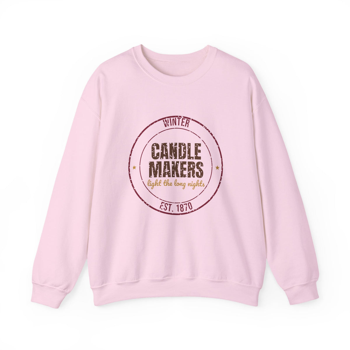 Winter Candle Makers Est. 1870 Sweatshirt, Vintage Winter Crewneck Sweatshirt