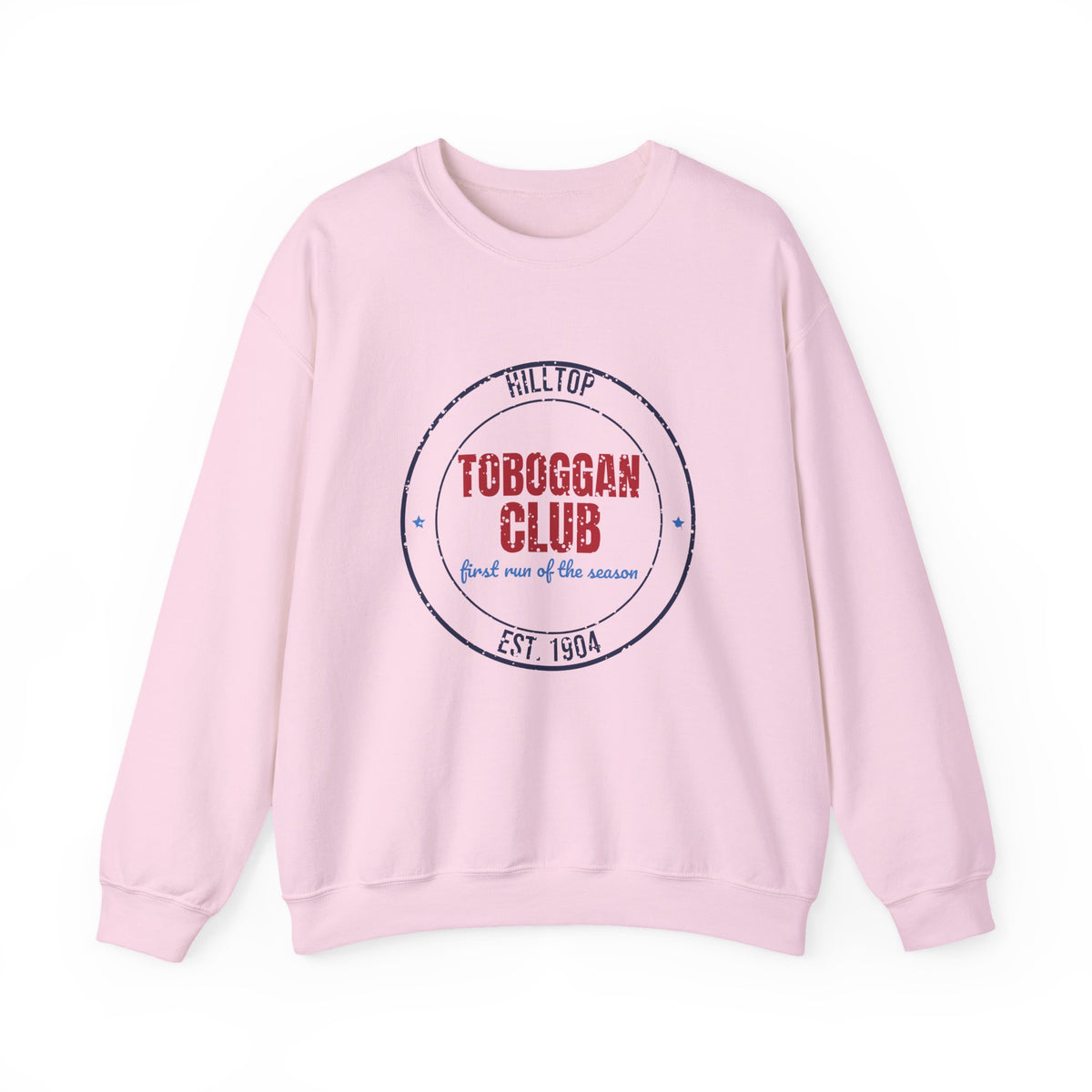 Hilltop Toboggan Club Est. 1904 Sweatshirt, Vintage Winter Crewneck Sweatshirt