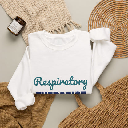 Respiratory Therapist Helping You Breathe Easy Sweatshirt, RT Crewneck Sweatshirt, Respiratory Therapy