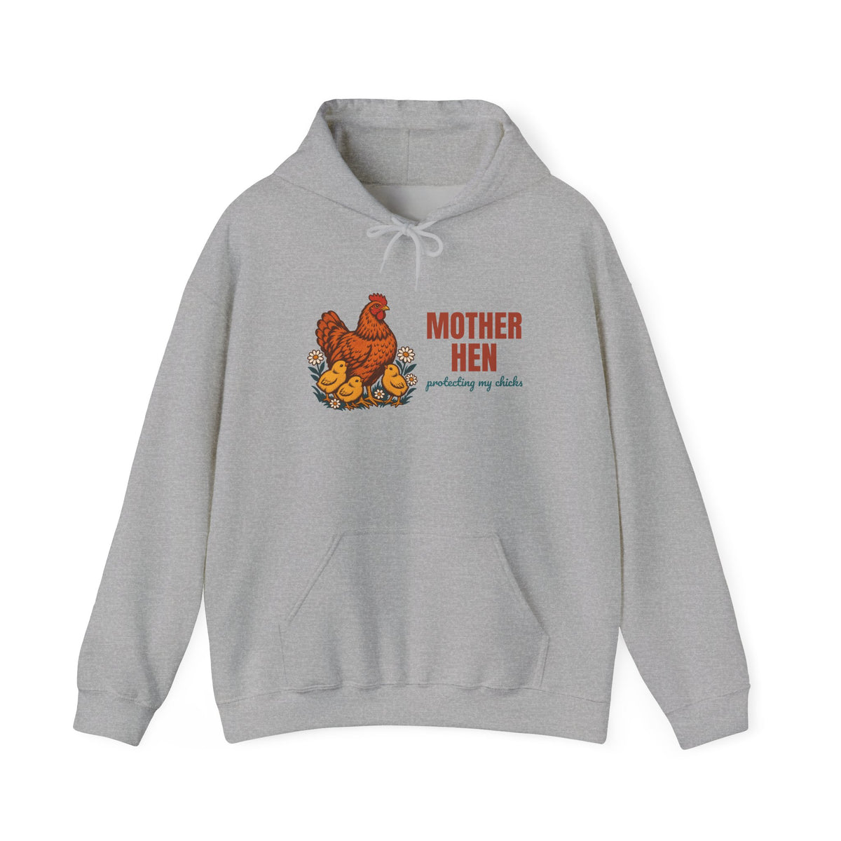 Mother Hen Protecting My Chicks Hoodie, Vintage Mother Hen Hoodie