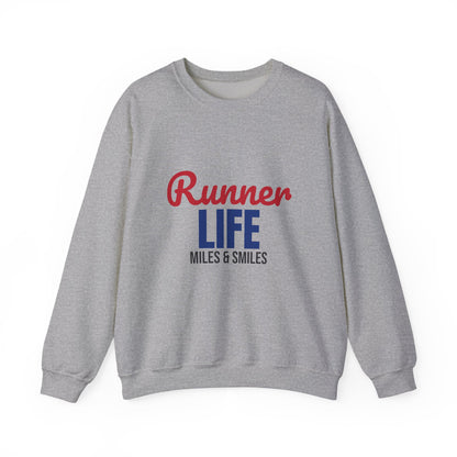 Runner Life Miles and Smiles Sweatshirt