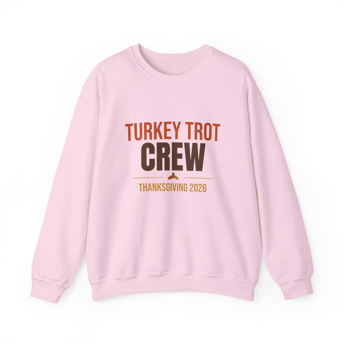 Turkey Trot Crew 2026 Sweatshirt, Thanksgiving Crewneck, Matching Thanksgiving Run Tee