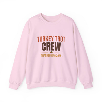 Turkey Trot Crew 2026 Sweatshirt, Thanksgiving Crewneck, Matching Thanksgiving Run Tee