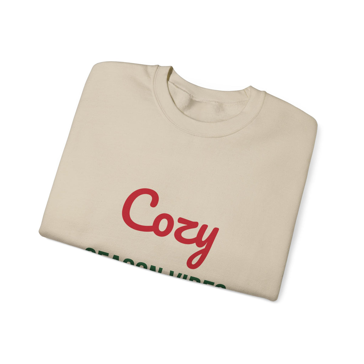 Cozy Season Vibes Sweatshirt, Winter Crewneck, Cozy Holiday Sweater