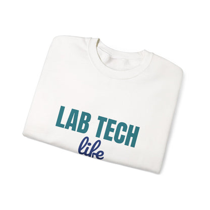 Lab Tech Life Tubes Tests and Too Much Coffee Sweatshirt, Lab Tech Life Crewneck Sweatshirt