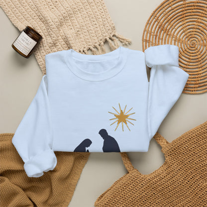 Reason for the Season Sweatshirt, Christian Christmas Crewneck, Nativity Sweater