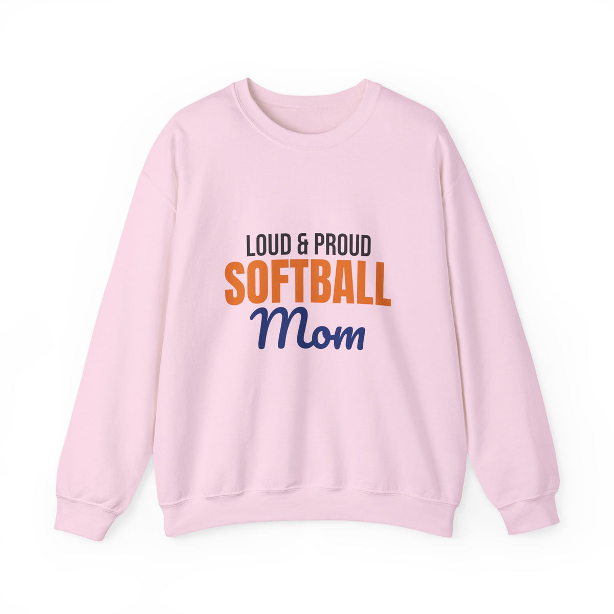 Loud and Proud Softball Mom Sweatshirt, Softball Mom Crewneck