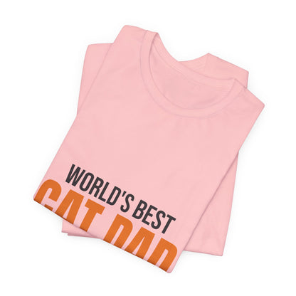World's Best Cat Dad Shirt, Cat Dad T-Shirt, Cat Lover Gift