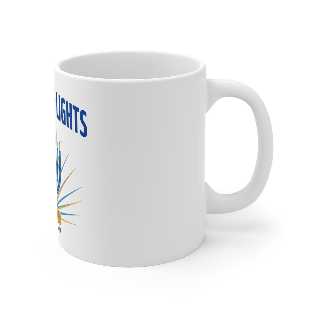 Festival of Lights Hanukkah Mug