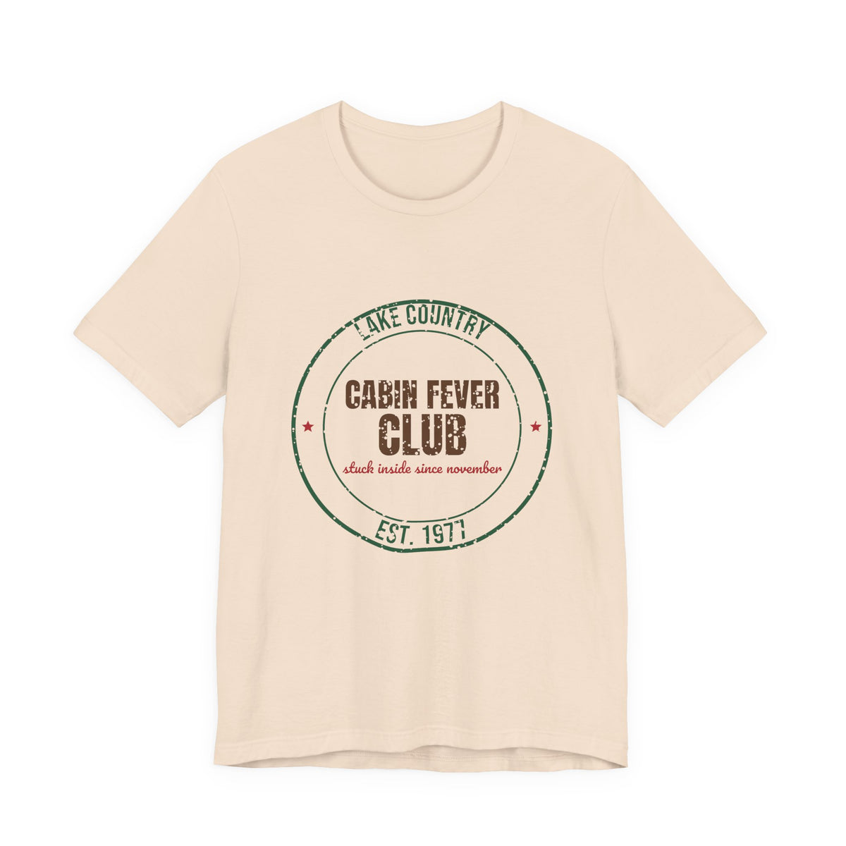 Lake Country Cabin Fever Club Est. 1977 Shirt, Vintage Winter T-Shirt, Vintage Winter Gift