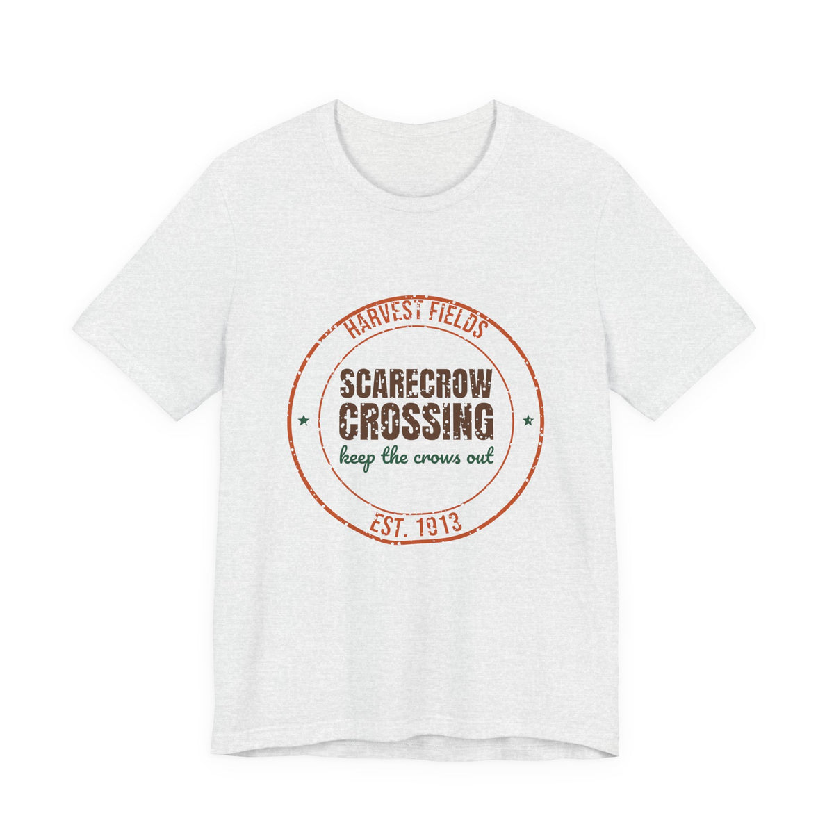 Harvest Fields Scarecrow Crossing Est. 1913 Shirt, Vintage Fall T-Shirt, Vintage Fall Gift
