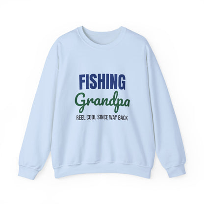 Fishing Grandpa Reel Cool Sweatshirt, Fishing Grandpa Crewneck