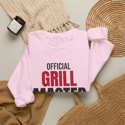 Official Grill Master Dad Sweatshirt, Grill Master Dad Crewneck