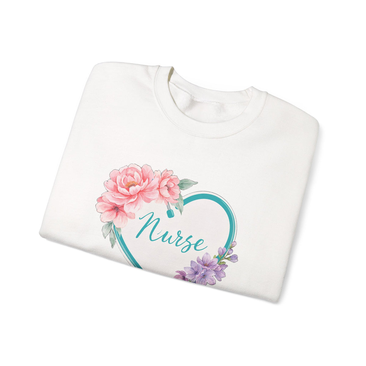 Nurse Life Sweatshirt, Floral Nurse Crewneck, RN Gift